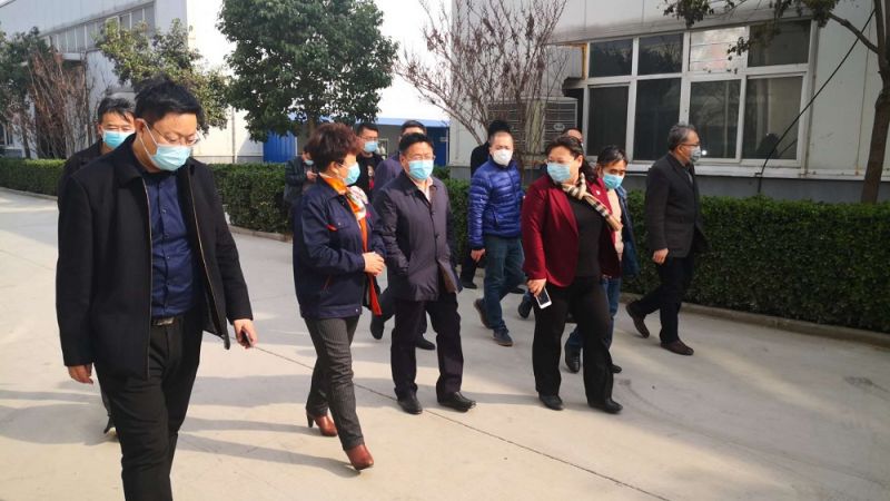 安陽市區領導督導推進企業復工復產工作