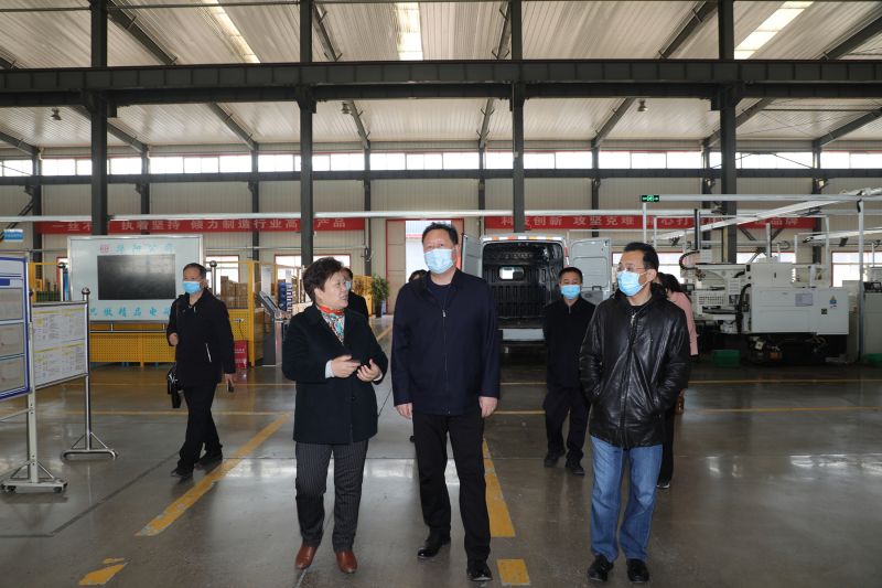 安陽市政協副主席劉鴻民一行，深入安陽市華陽電磁鐵制造有限公司調研“萬人助萬企”政策落實情況