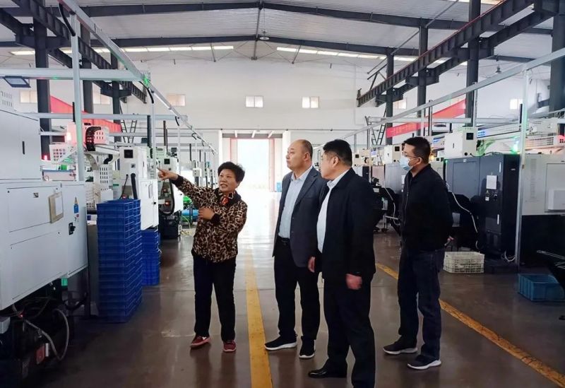 市科技局調研華陽電磁鐵有限公司