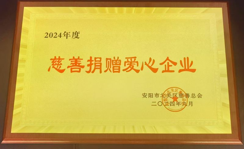 北關區市場監管局局長原斌到華陽電磁鐵進行2024年慈善捐款表彰授牌